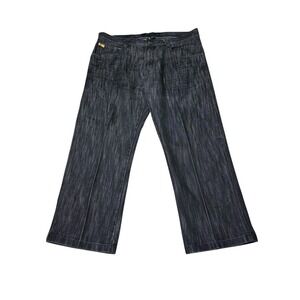 Southpole Men's Jeans 38x26 Black Washed Denim Straight Leg‎ Pants Casual